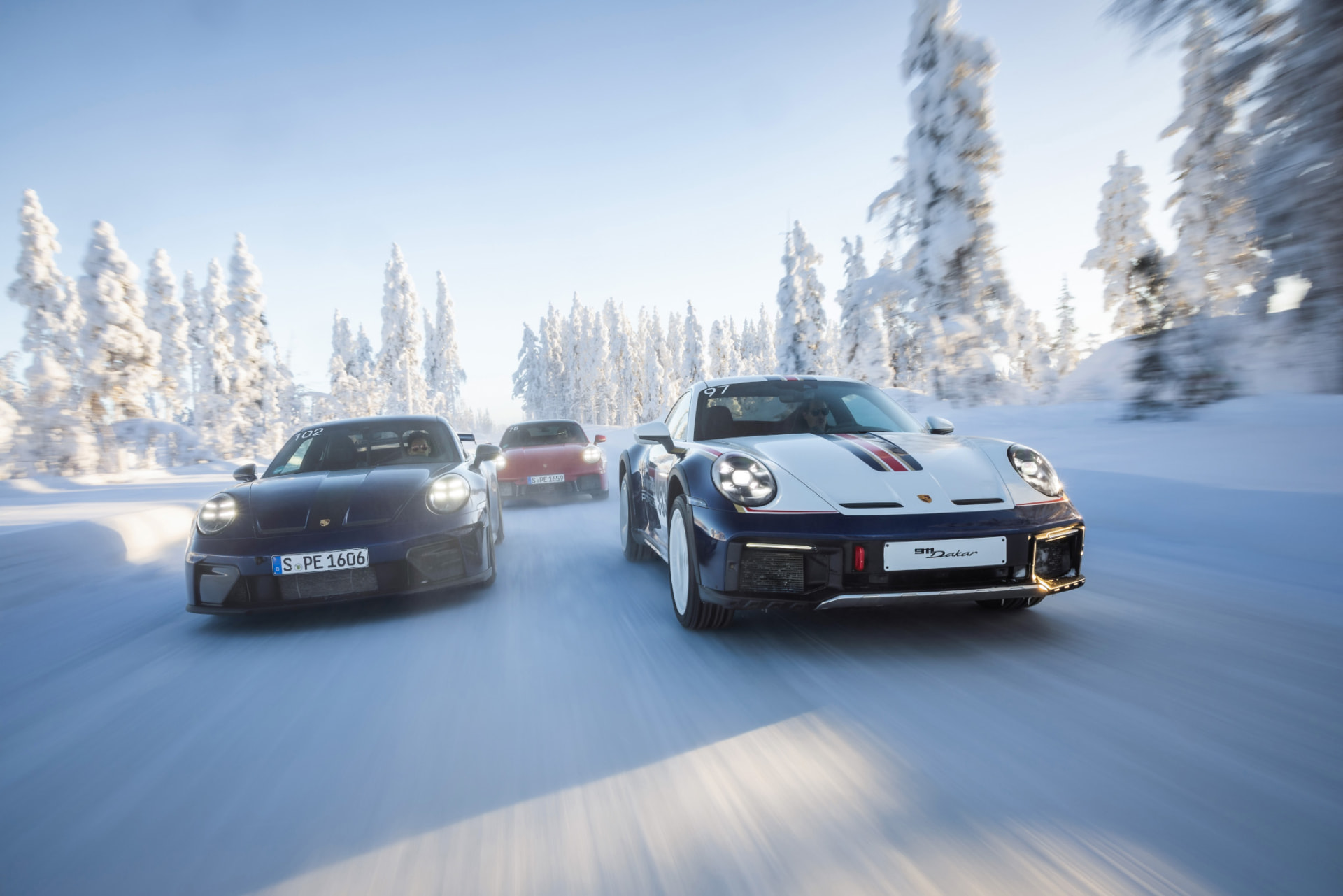 Porsche ICE Experience in the snow